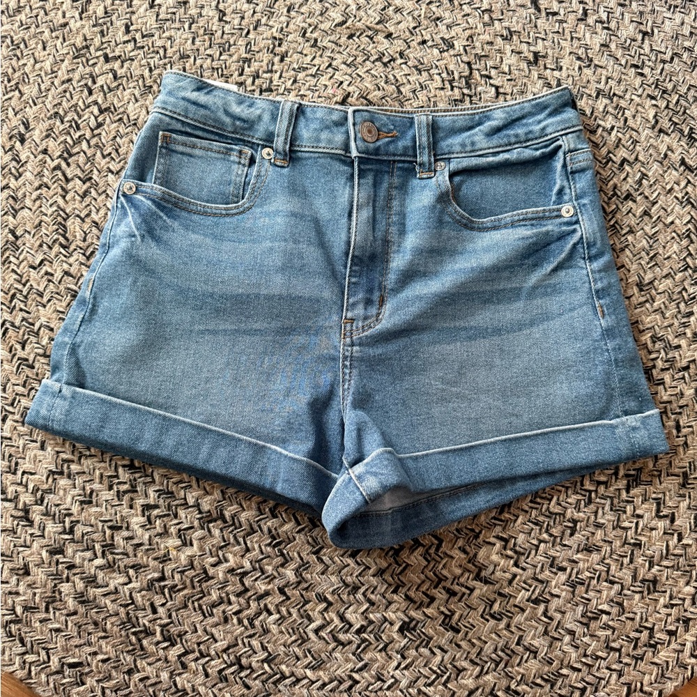 American Eagle Outfitters Blue Jean Shorts High-Waisted